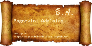 Bagnovini Adelaida névjegykártya